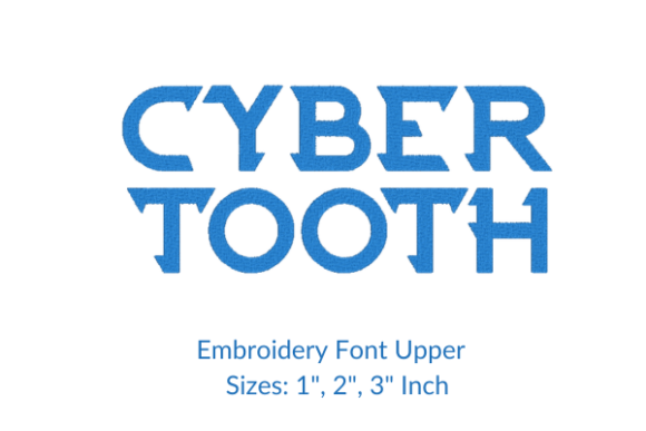 A Craft Fair Designer's Review of Cyber Tooth Embroidery Font