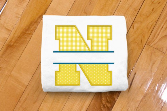 A Varsity Letter Embroidery Design for Holiday Gift Crafting