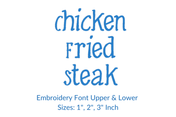 Adding Character to Seasonal Products with Chicken Fried Steak Fonts