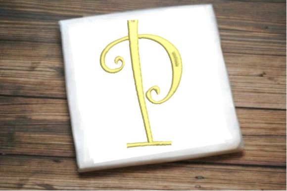 Beautiful Capital P Monogram: An Elegant Embroidery Review
