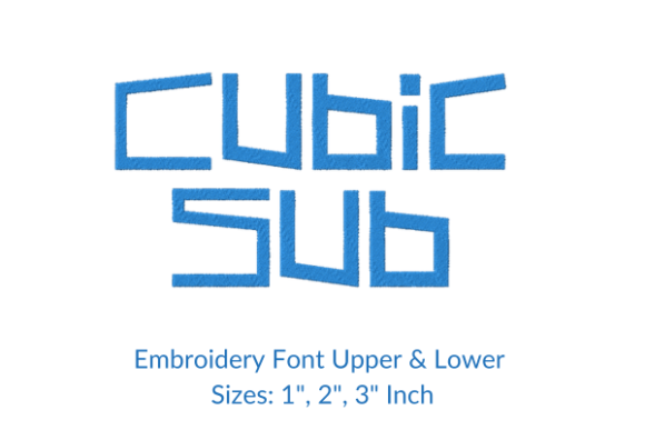 Cubic Sub Font Embroidery: A Seller's Honest Review