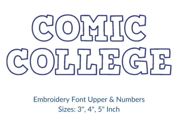 Evaluating ComicCollege Font for Your Embroidery Products