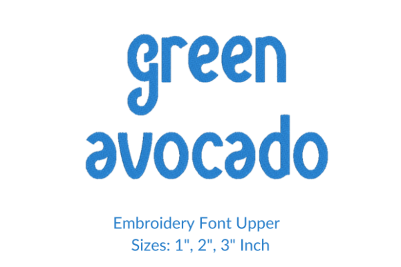 Green Avocado Font: A Friendly Embroiderer’s Review