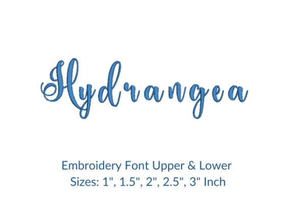 Hydrangea Font: A Gardener's Touch for Handmade Gifts