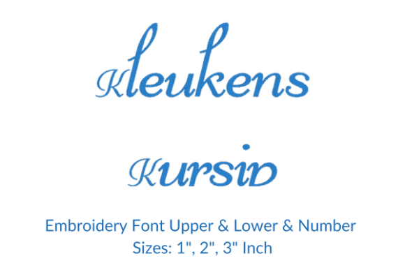 Kleukens Kursid Font Embroidery Design: A Designer's Review