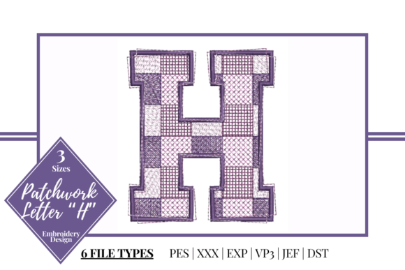 Patchwork Letter H: A Designer's Review for Personalized Gifts