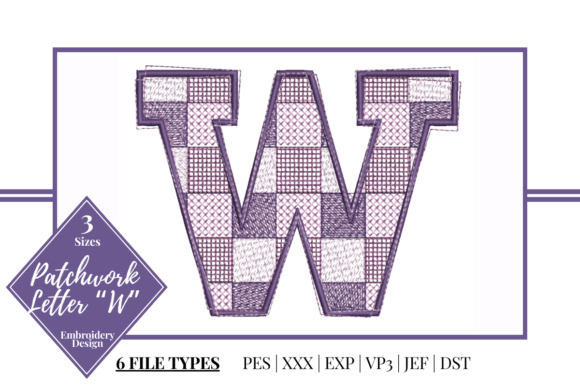 Patchwork Letter W: A Designer's Review for Holiday Stitching