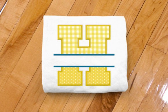 Review: Varsity Letter H Split Applique for Seasonal Products
