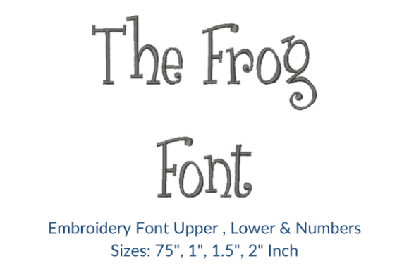 The Frog Font: A Designer's Review for Boutique Sweatshirts