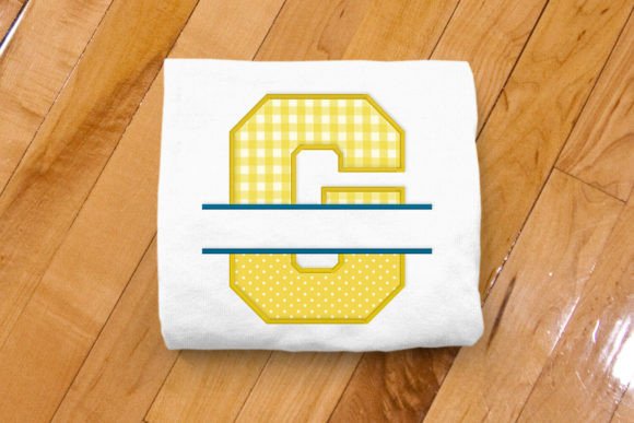 Varsity Letter G Split Applique: A Boutique Design Review
