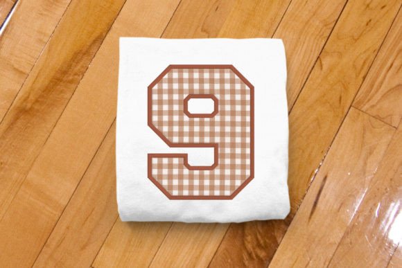 Varsity Number 9 Applique Embroidery: A Craft Fair Powerhouse